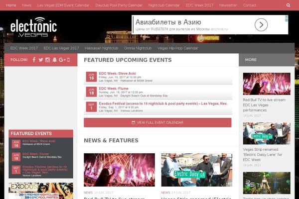 electronic-vegas.com site used Hueman-evegas