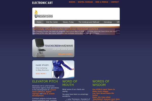 electronicart.com site used Ea Theme