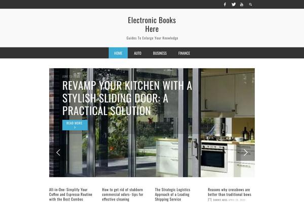 PRESSO theme site design template sample
