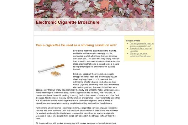 electroniccigarettebroschure.com site used Autumn-leaves