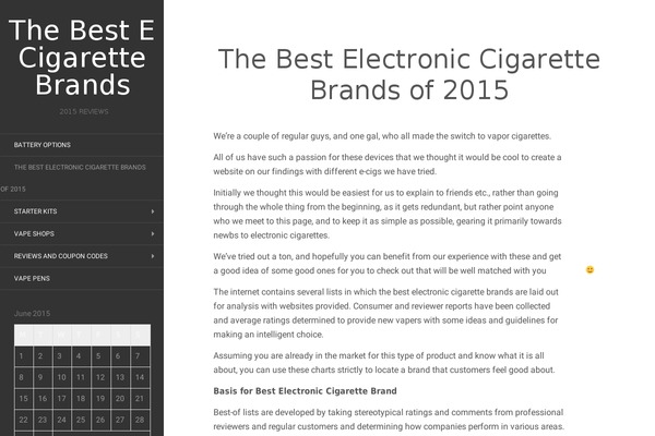 electroniccigarettes2014.com site used Aplos