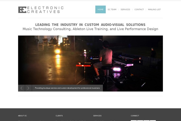 Bigbang theme site design template sample