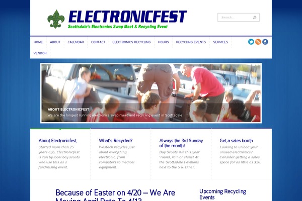 Twenty Fifteen theme site design template sample