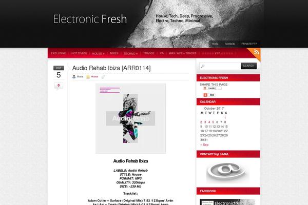 Site using WP Calendar plugin