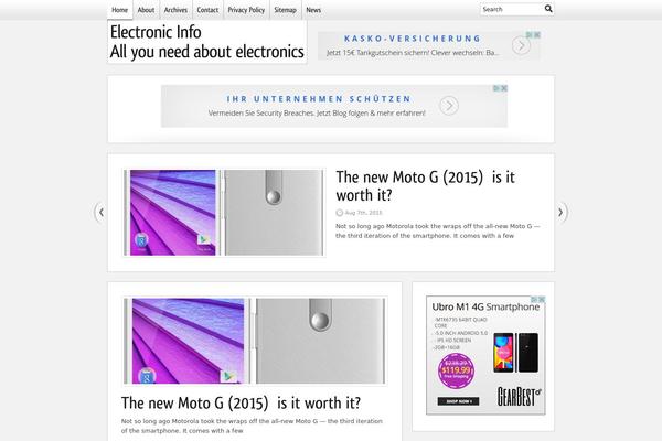 electronicinfo.us site used Obvious