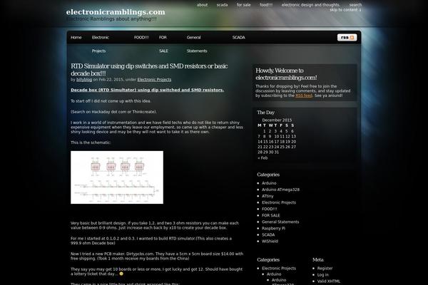 Pixeled theme site design template sample