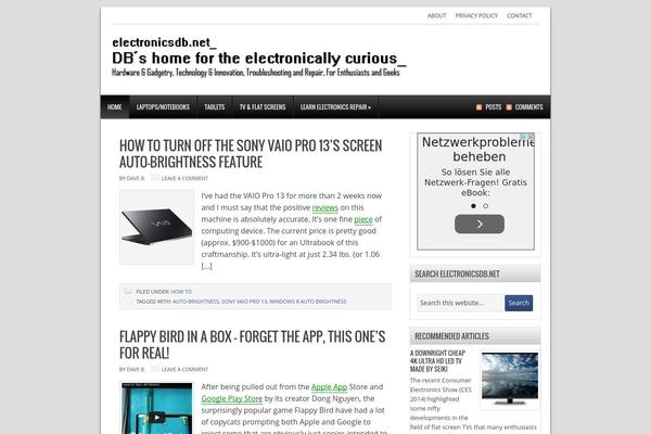 Genesis-sample theme site design template sample