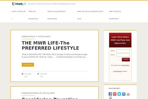 Ignite theme site design template sample