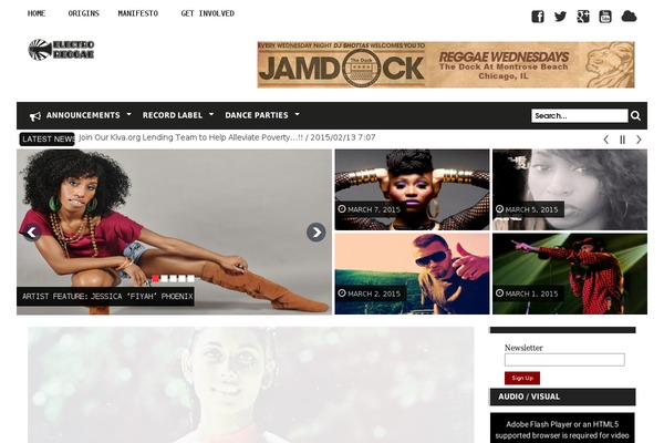 electroreggae.com site used Goodmag