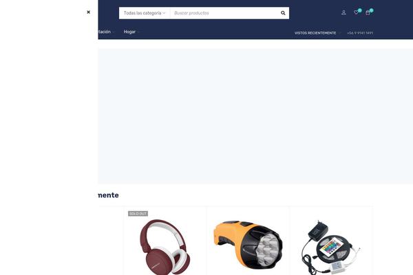 electrovision.cl site used GoStore