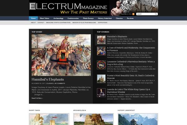 Monograph theme site design template sample