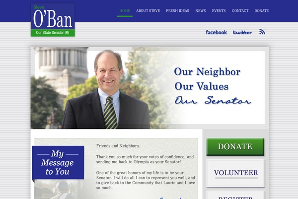Senator theme site design template sample