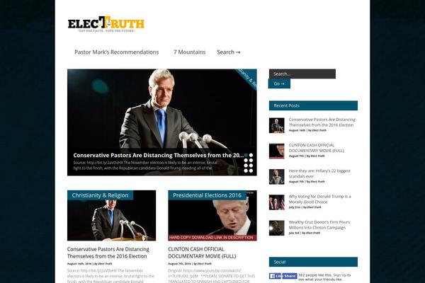 Gonzo theme site design template sample
