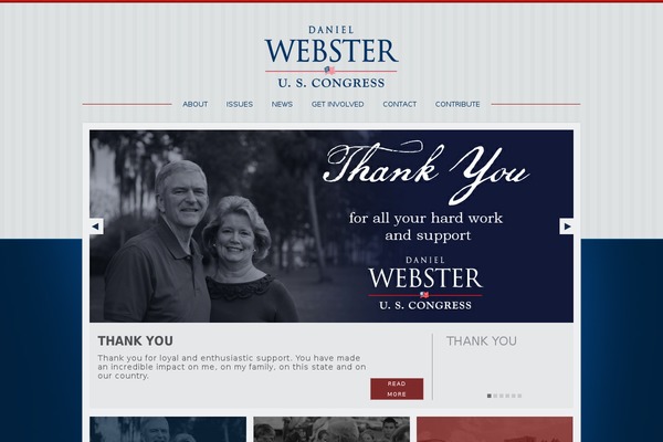 Webster theme site design template sample