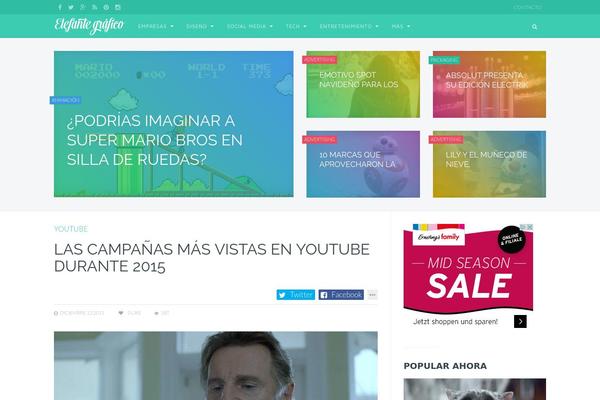 Theissue-child theme site design template sample