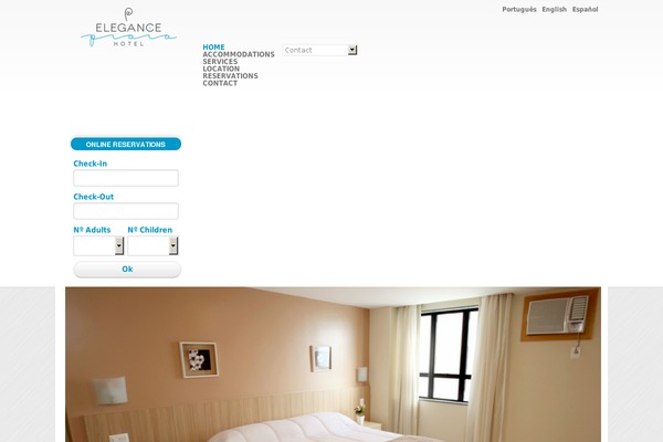 Elegance theme site design template sample