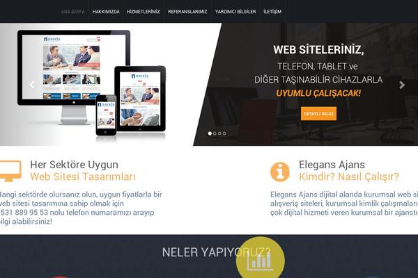 elegansajans.com site used Elegans