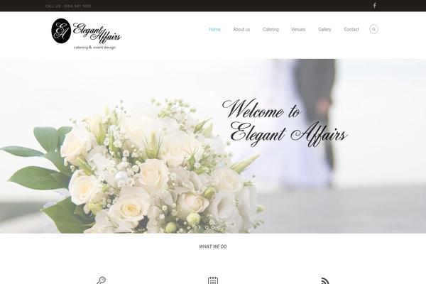 Wedding-wp theme site design template sample