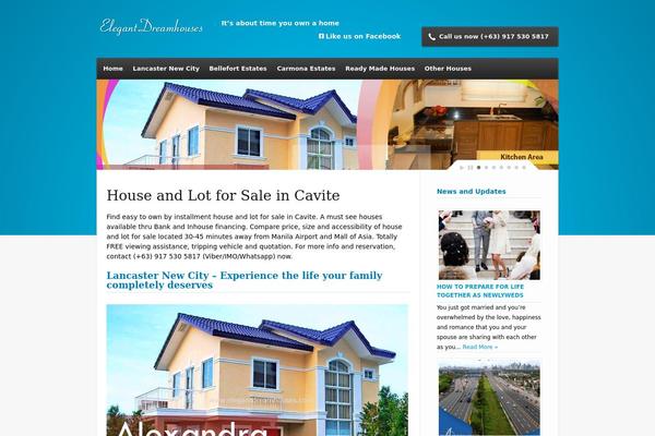 Nexus theme site design template sample