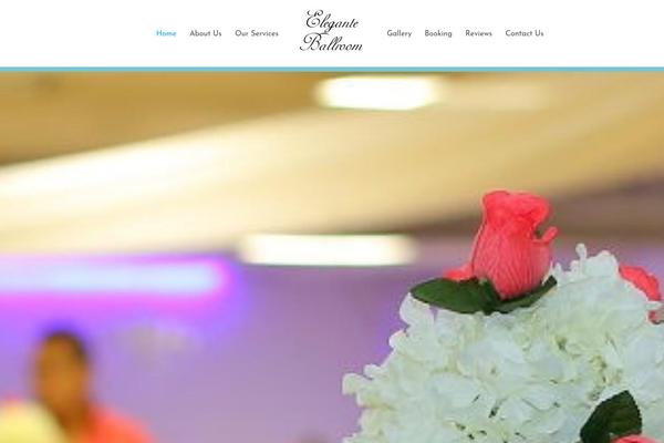eleganteballroom.com site used Wedding_child_theme