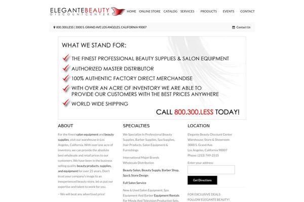 Beautypress theme site design template sample