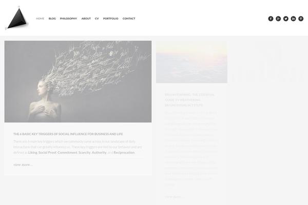 Studiofolio theme site design template sample