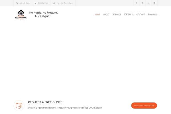 Renovate theme site design template sample