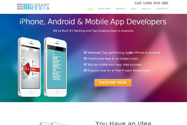 elegantmedia.com.au site used Emtheme