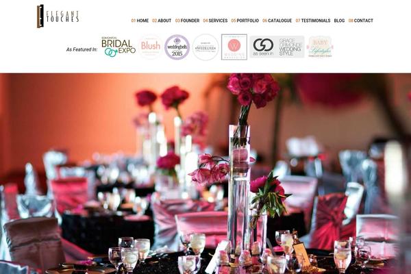 Biznex theme site design template sample