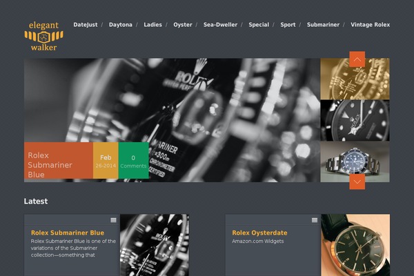 Monospace theme site design template sample