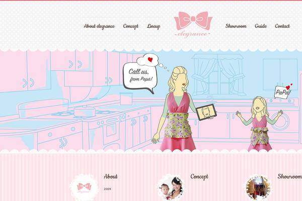 elegrance.com site used Sweet-cake