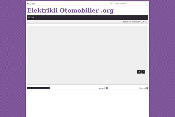 City Desk theme site design template sample
