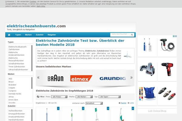 elektrischezahnbuerste.com site used Bestsellers