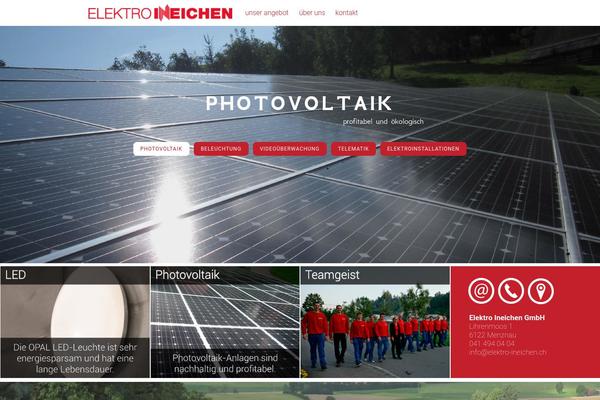 Tesseract theme site design template sample