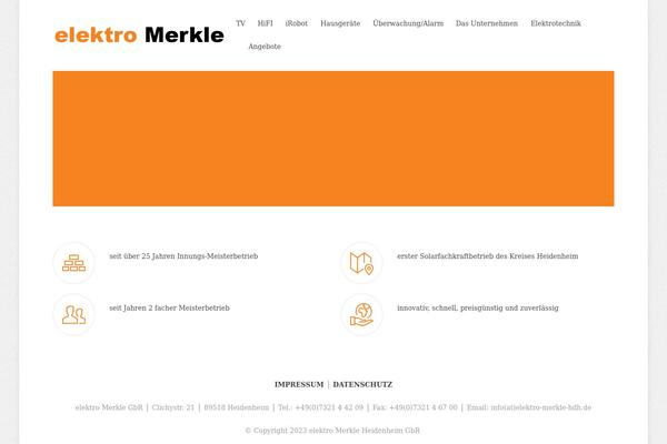 Renovate theme site design template sample