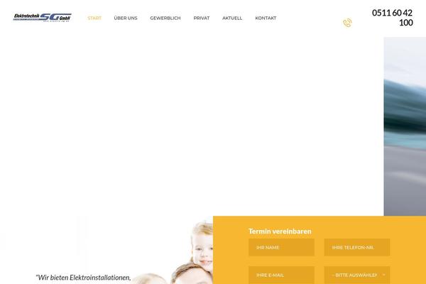 Electroserv theme site design template sample