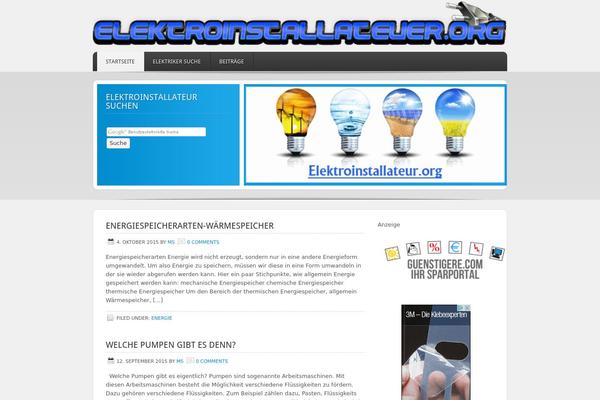 Enterprise theme site design template sample