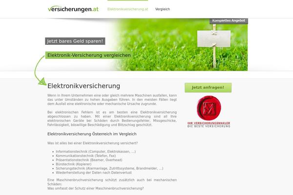 elektronikversicherung.at site used Versicherungenat