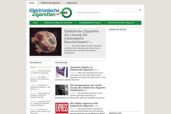 Mimbo theme site design template sample