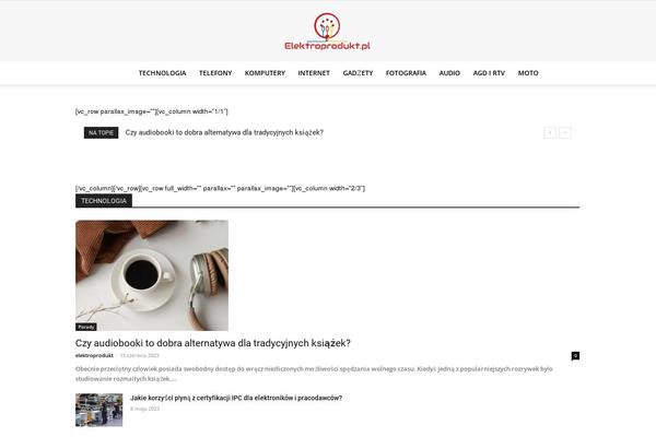 Site using Td-standard-pack plugin