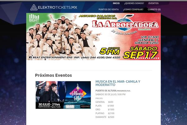 Eventory theme site design template sample