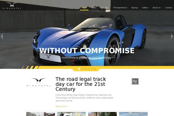 Elemental theme site design template sample