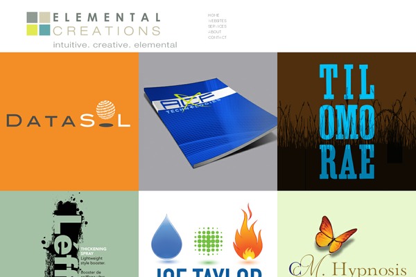 Konzept theme site design template sample