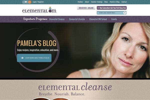 Elemental website example screenshot