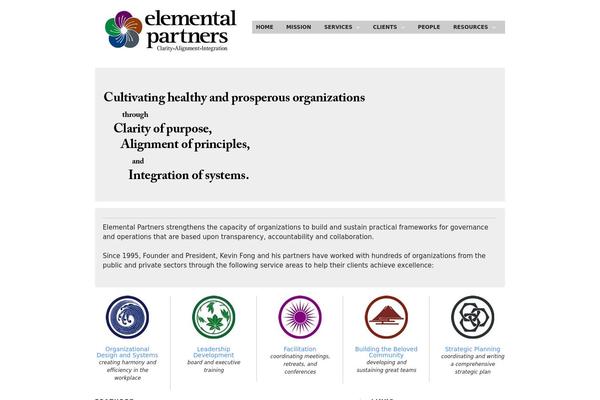 Modularity theme site design template sample