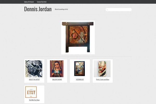 Reportage theme site design template sample