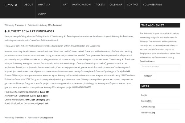 Chosen theme site design template sample