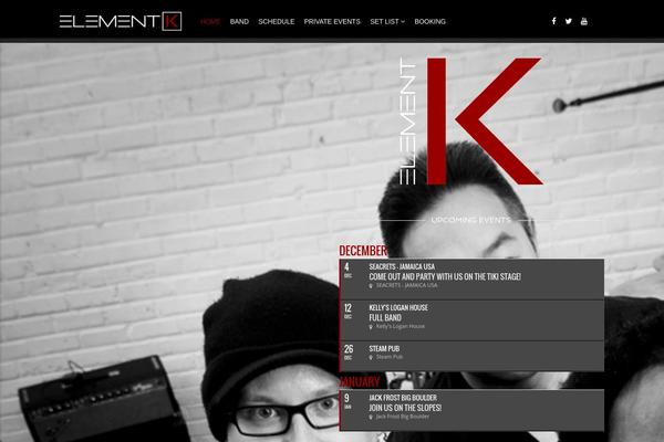 Vocal theme site design template sample