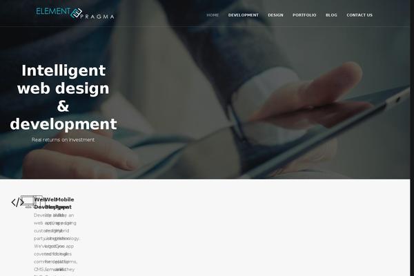 Uncode theme site design template sample