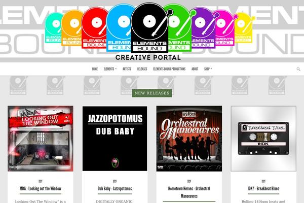 Gallery theme site design template sample